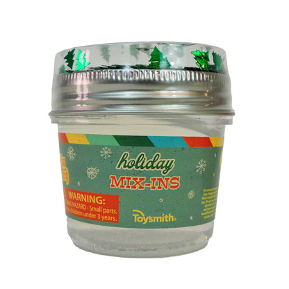 Toysmith Deluxe Holiday Mix-In Slime, Stocking Stuffer