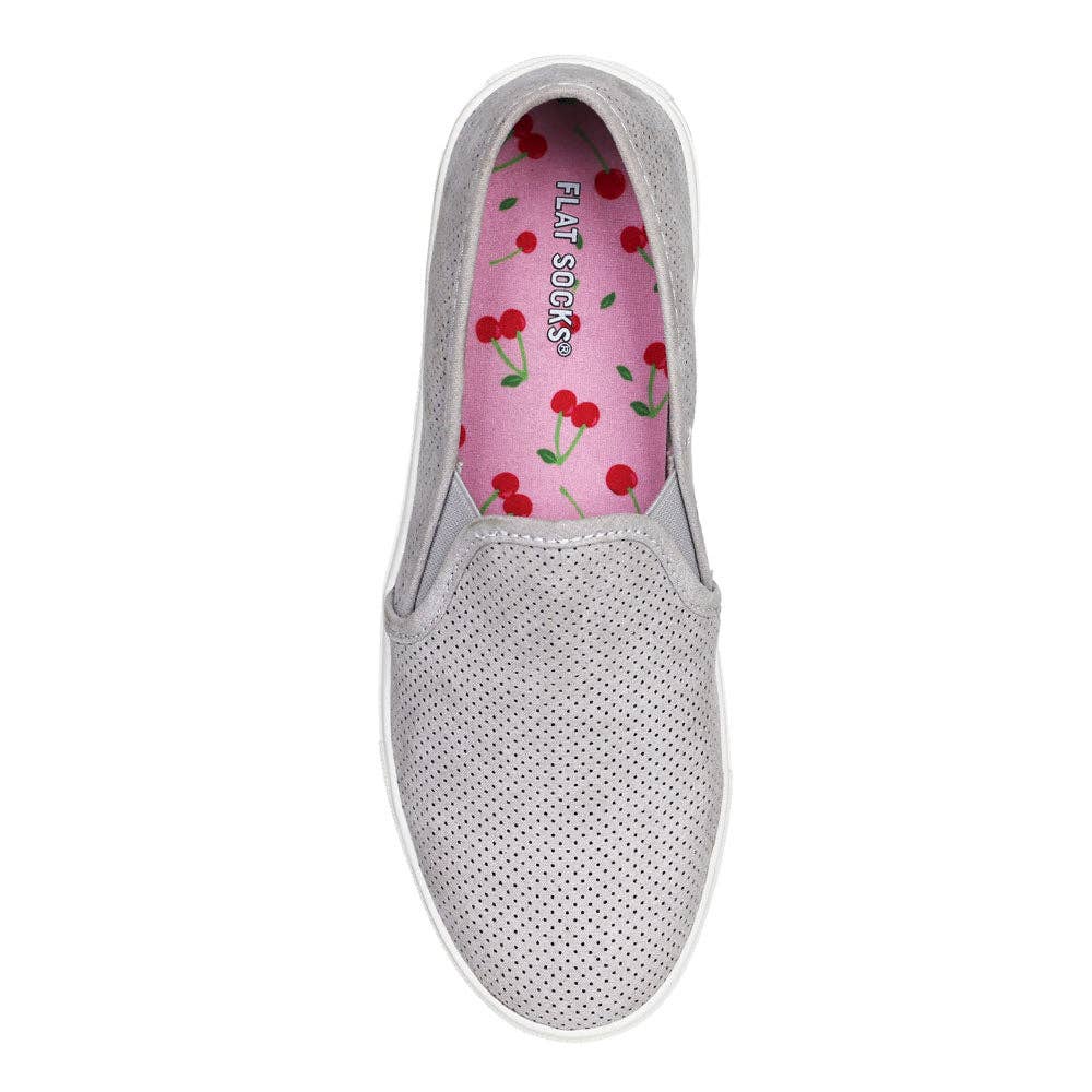 Cherry Darling FLAT SOCKS: Large (up to Women's 13+, Men's 14)