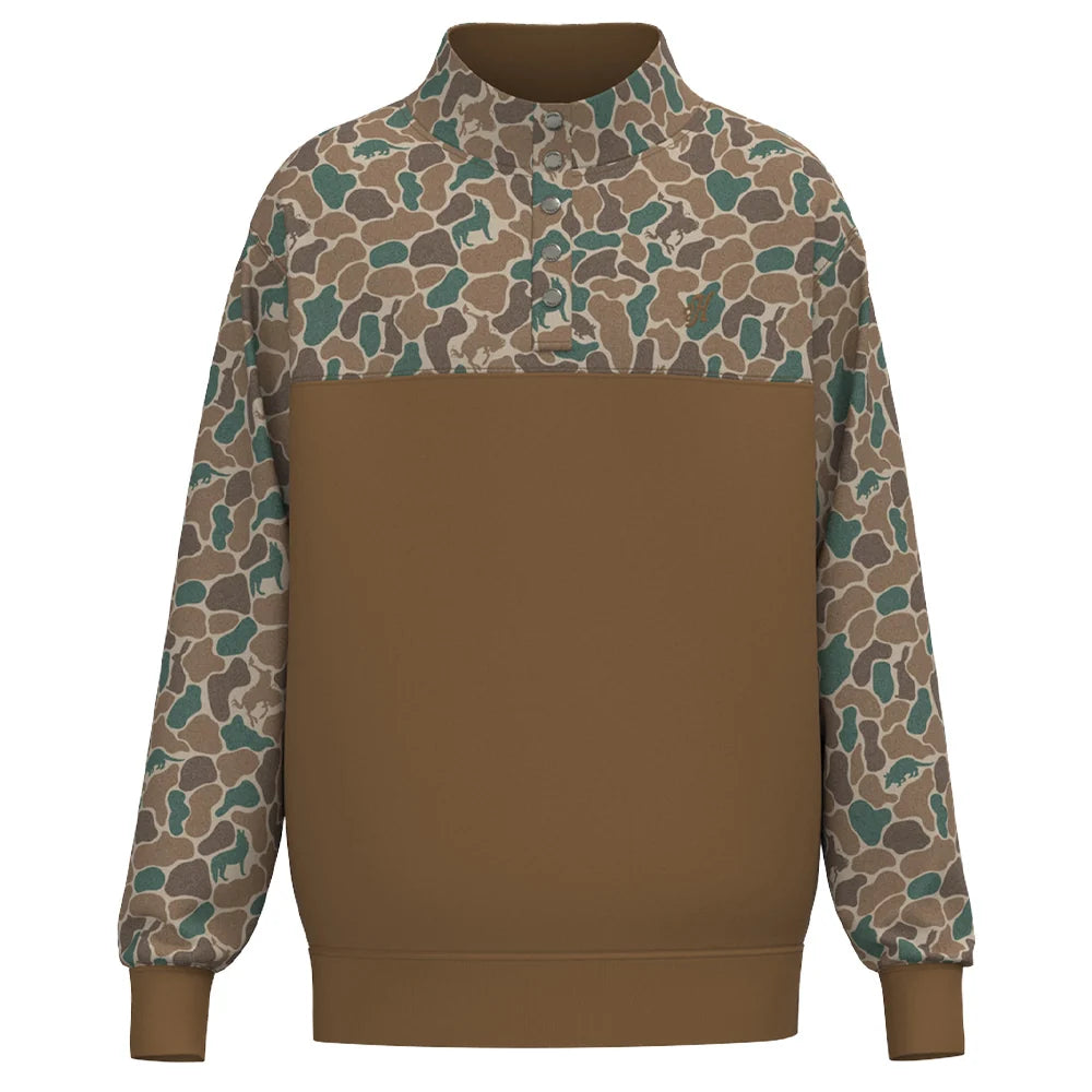 Hooey Stevie Pullover - Brown/Camo