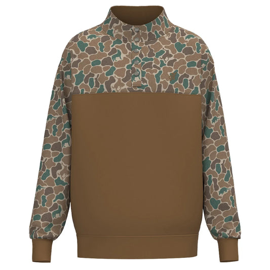 Hooey Stevie Pullover - Brown/Camo