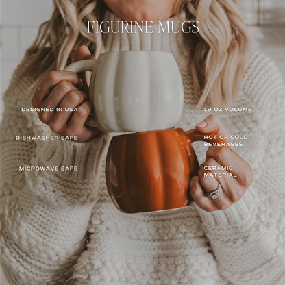 Black Pumpkin Coffee Mug - Fall Decor & Gifts
