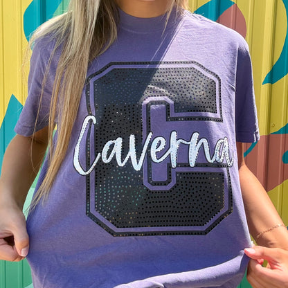 Caverna Spangled Comfort Colors Tee