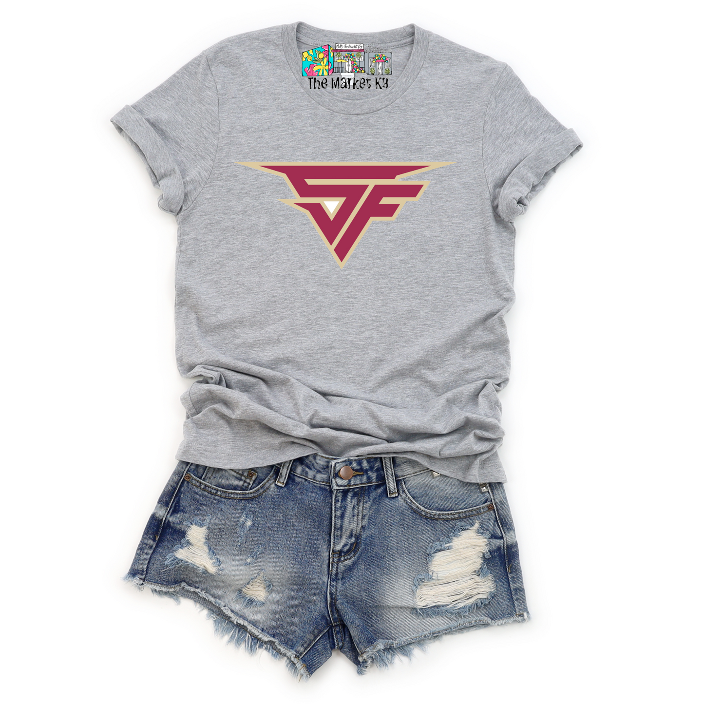 Strike Force Logo Tee - Sport Grey
