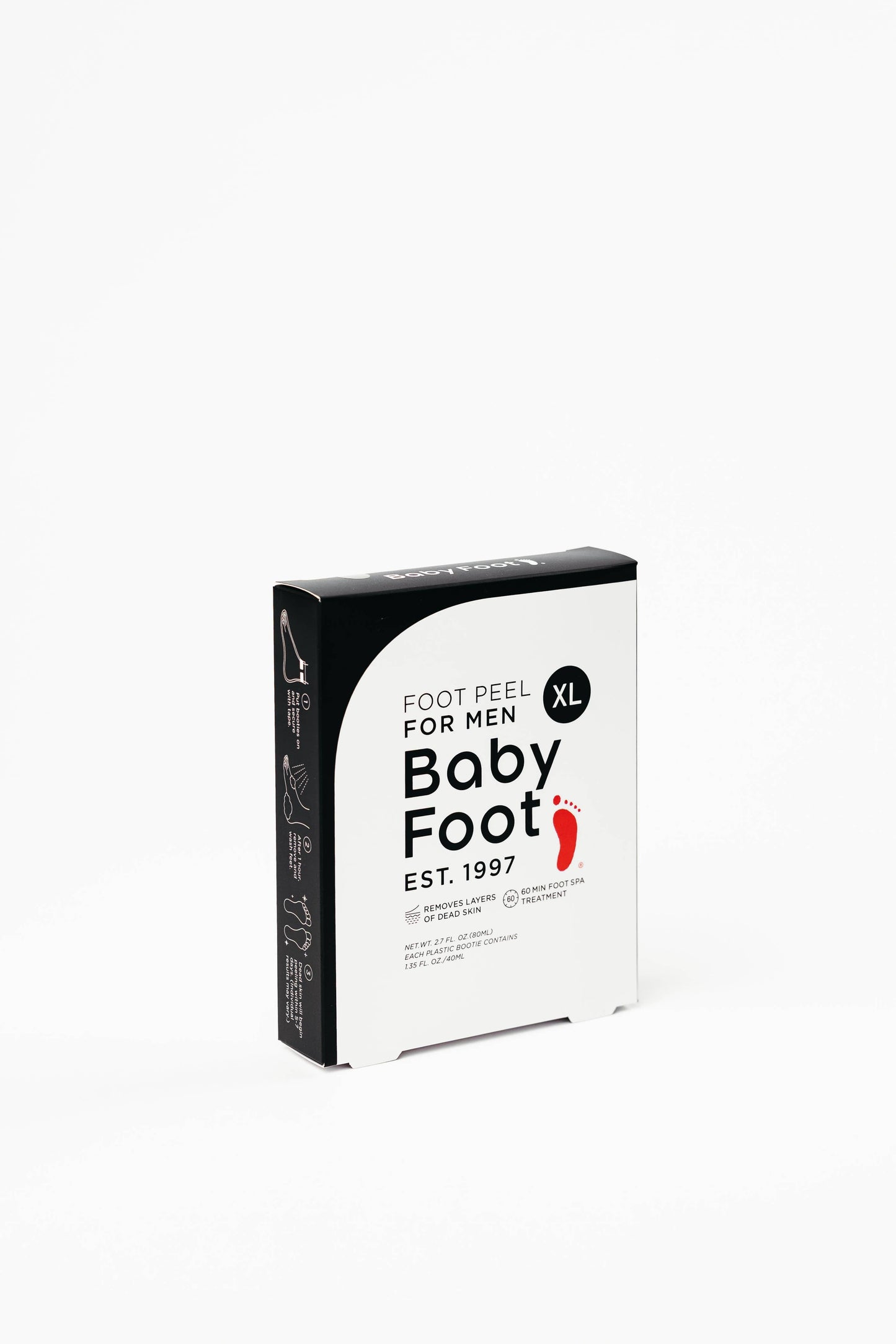 Baby Foot Exfoliation Foot Peel for Men  -  Mint Scented