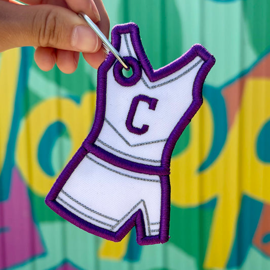 Embroidered Bag Tag - Caverna Cheer