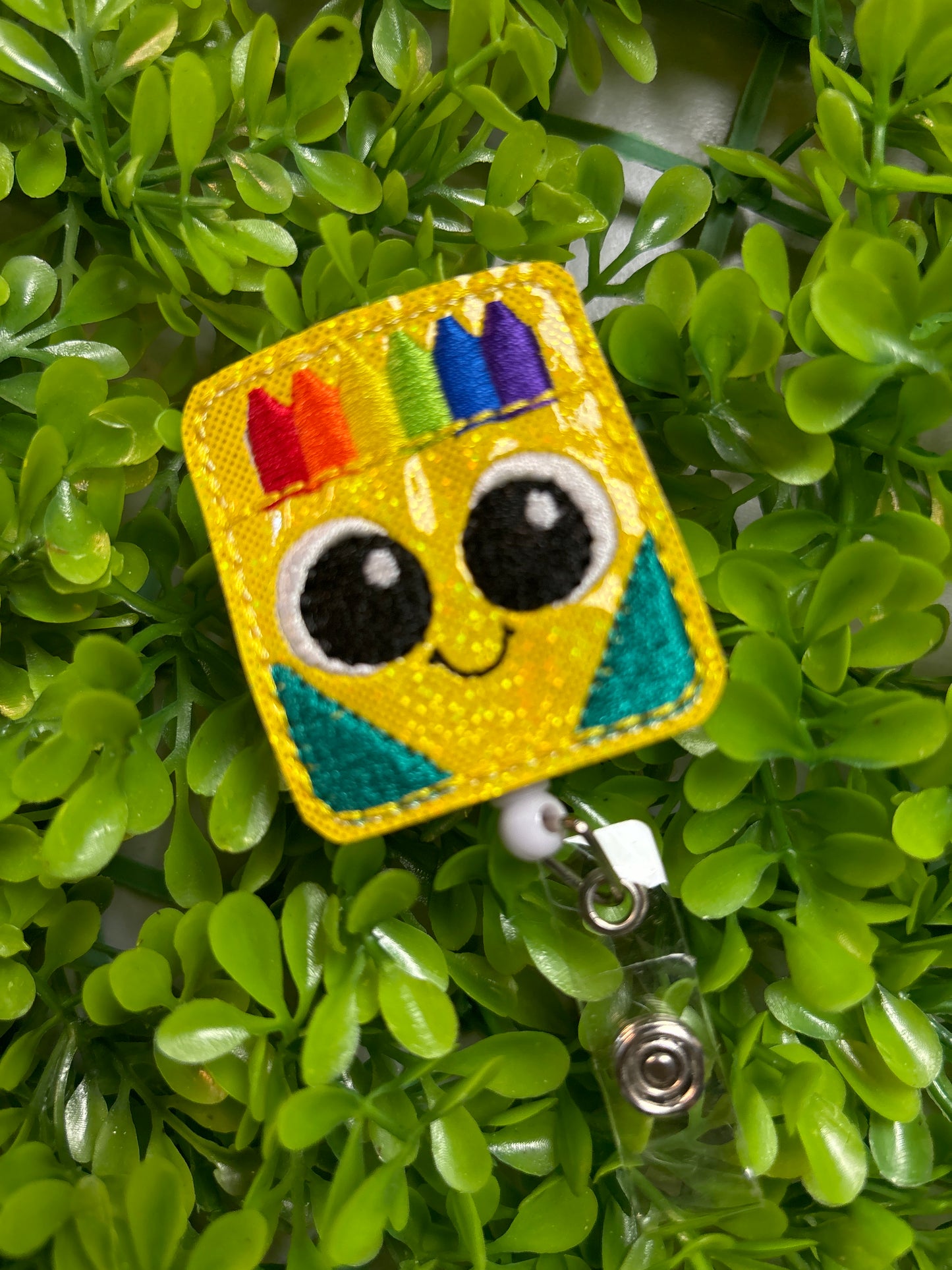 Crayon Pack Badge Reel