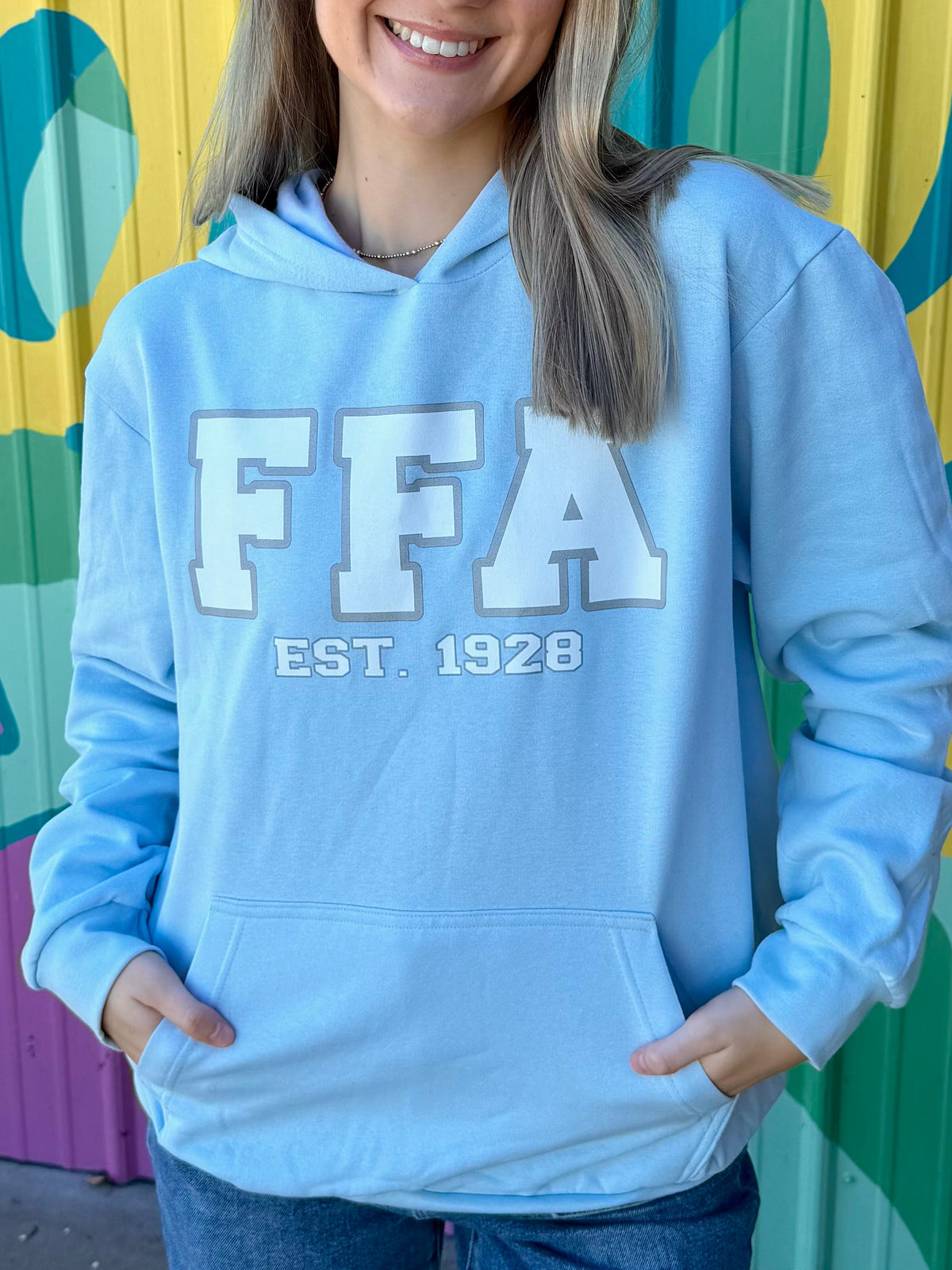 Officially Licensed FFA Hoodie - Baby Blue