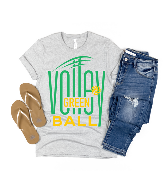 Green Volleyball Tee