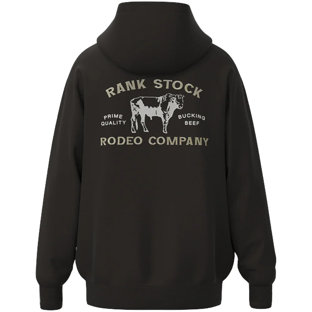 Hooey Charbray Rank Stock Hoody - Dark Brown