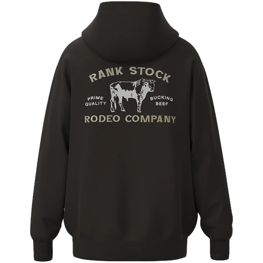 Hooey Charbray Rank Stock Hoody - Dark Brown