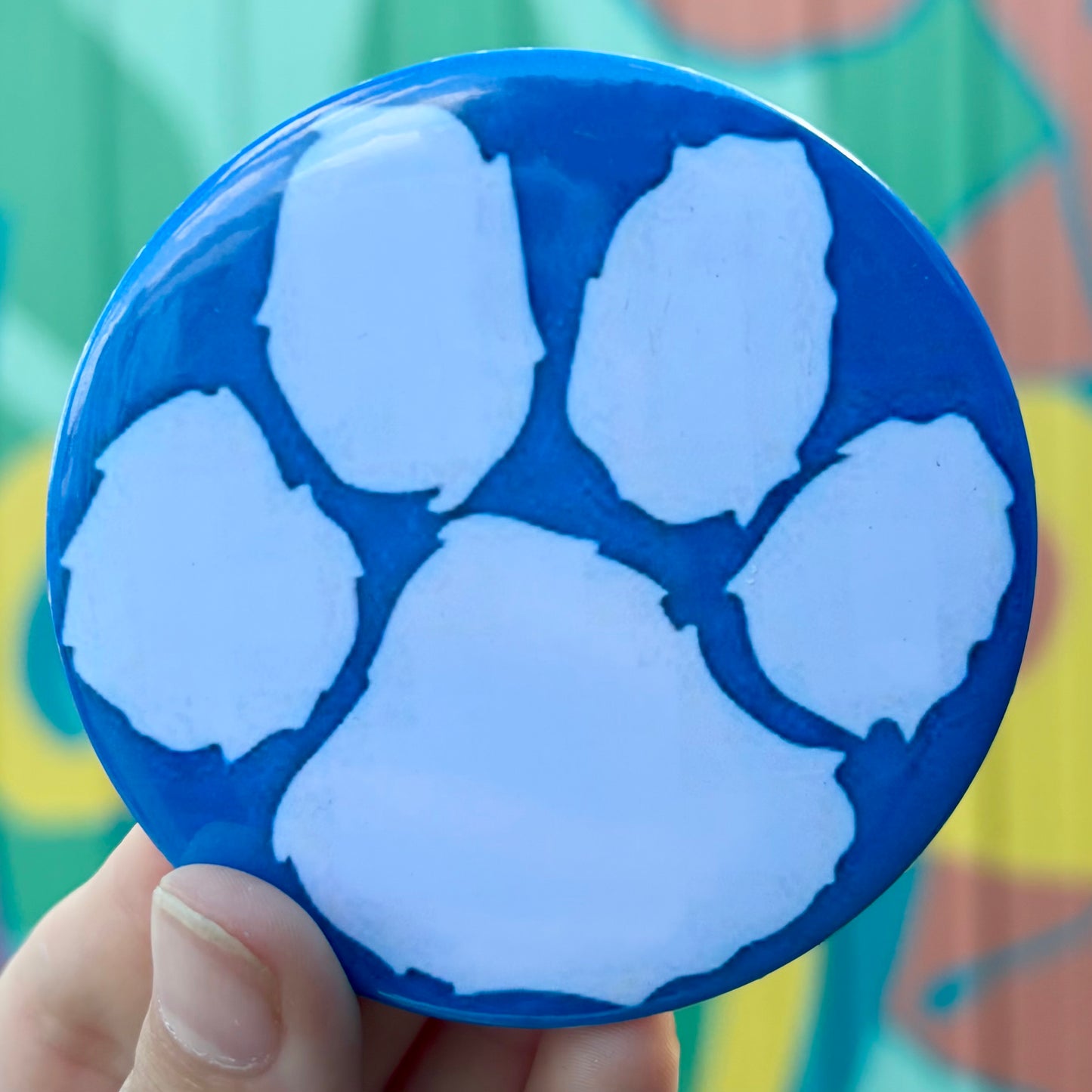Paw Print Button
