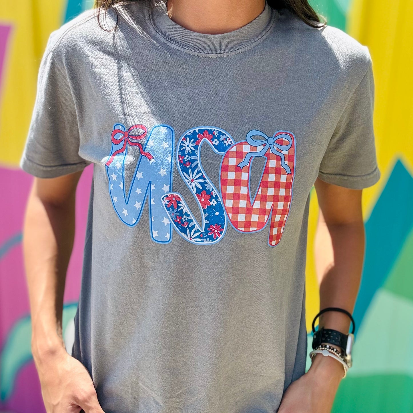 USA Cutesy Comfort Colors Tee