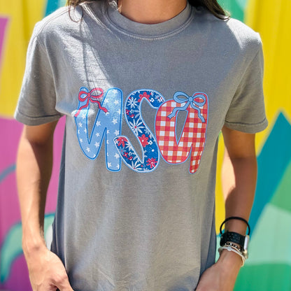 USA Cutesy Comfort Colors Tee