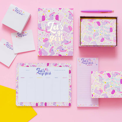 Sticky Notes Pad - Let's Go Girl