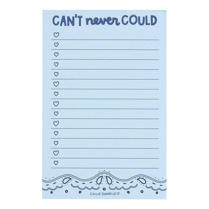 Can't Never Could Southern Notepad
