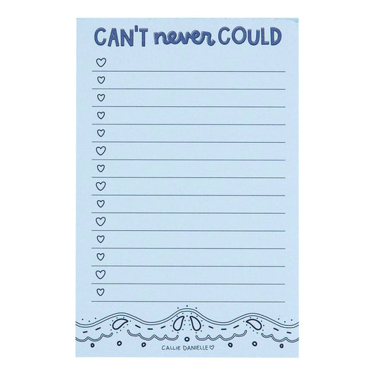 Can't Never Could Southern Notepad