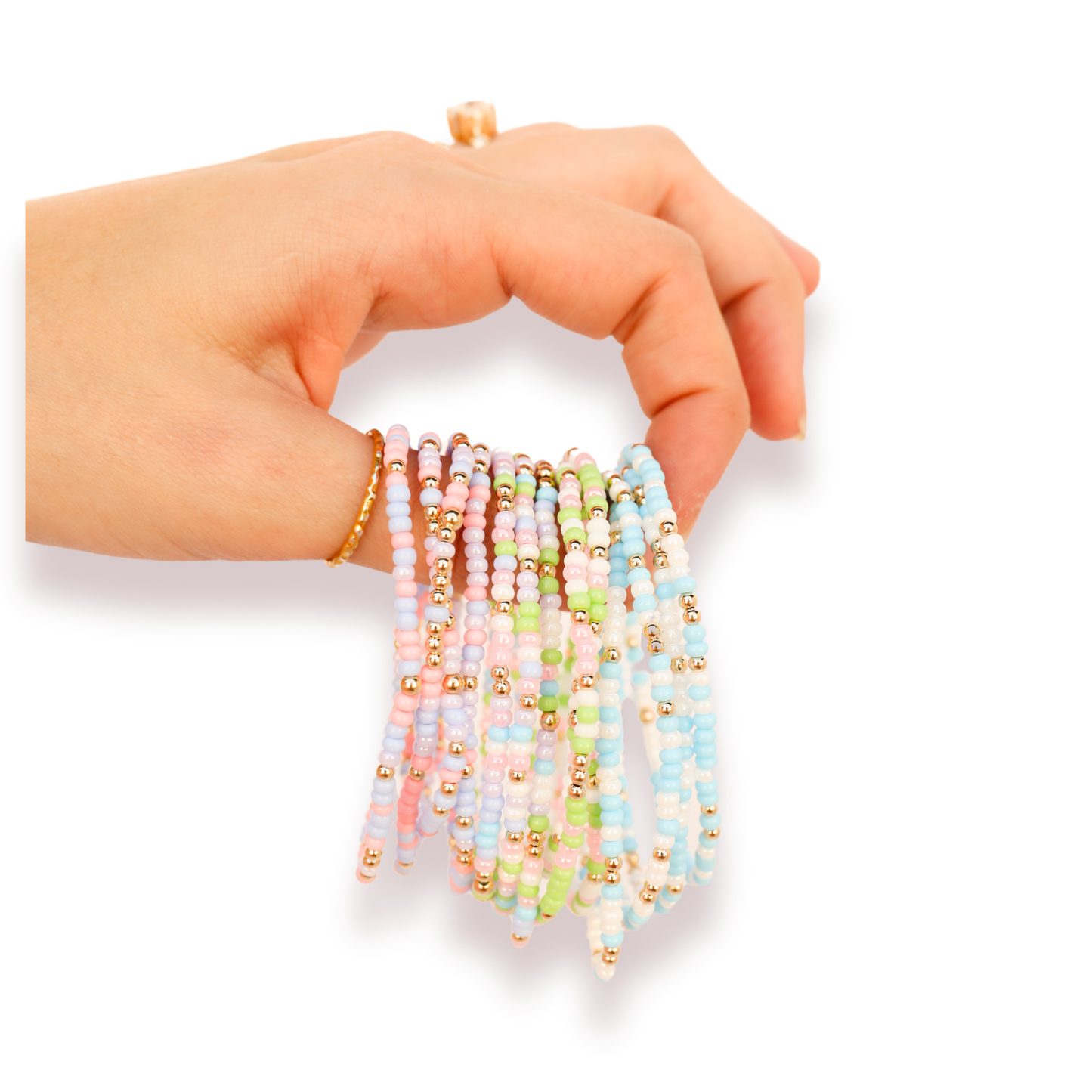 Pastel Sprinkle Bracelet: Standard 6.75 inch