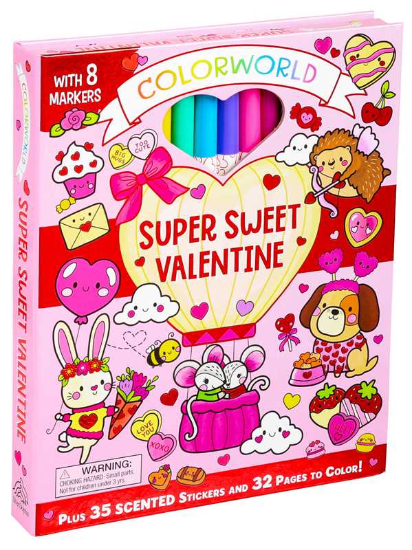 ColorWorld: Super Sweet Valentine by: Kit - Paperback; 64 pages / English