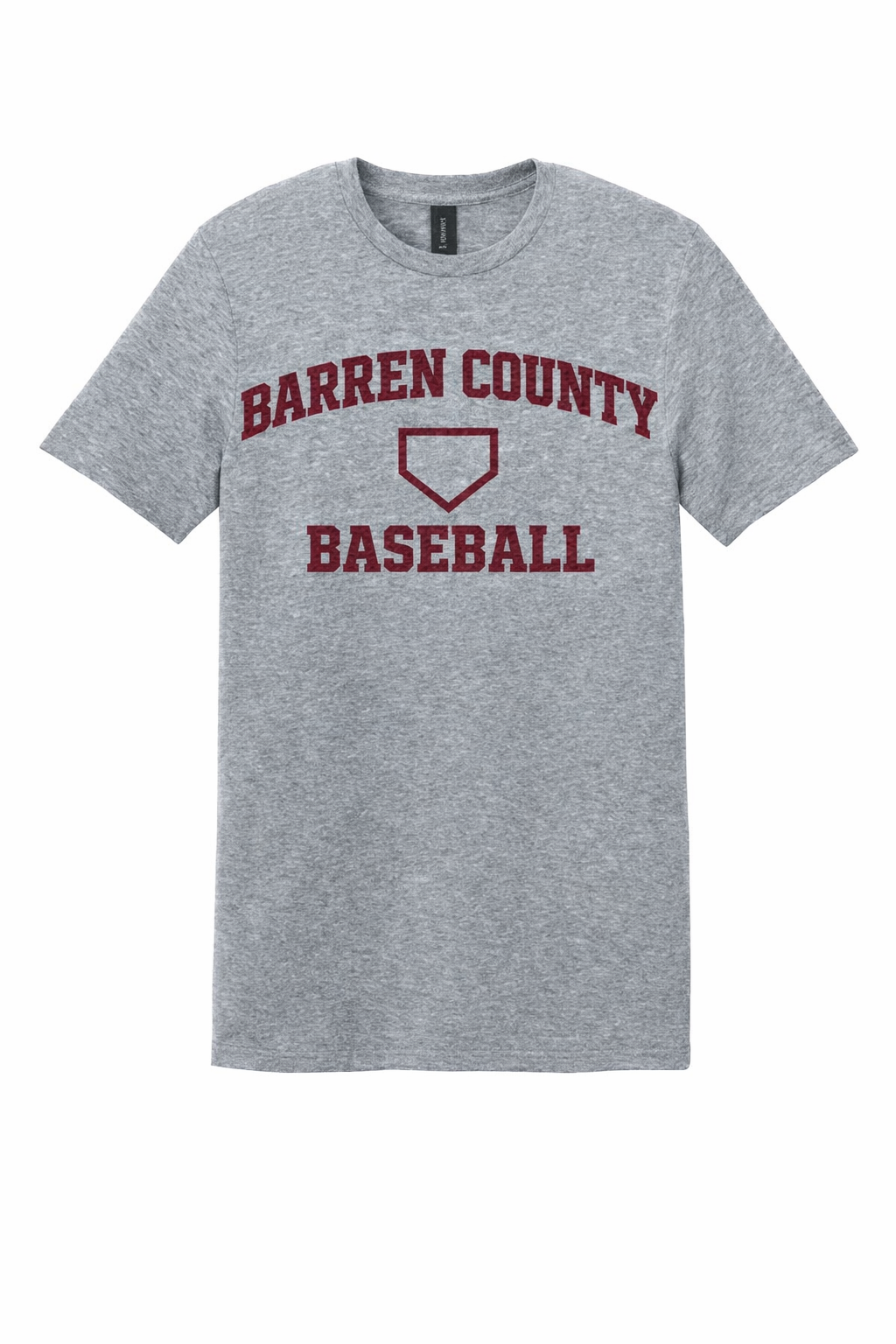 Barren County Baseball Athletic Tee - Sport Grey