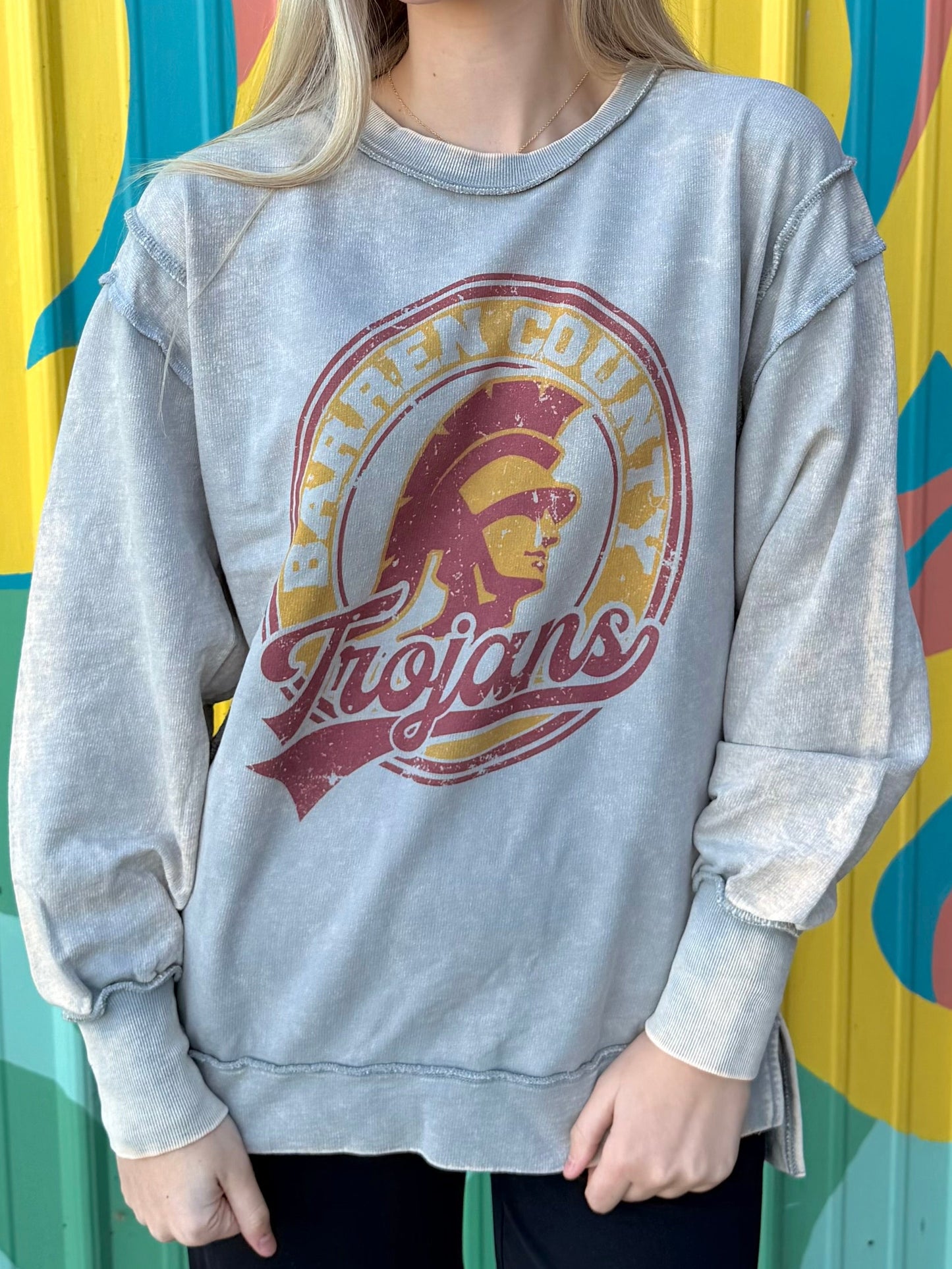 Trojans Raw Edge Sweatshirt