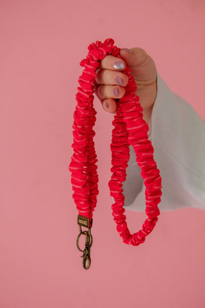 Red Striped Lanyard