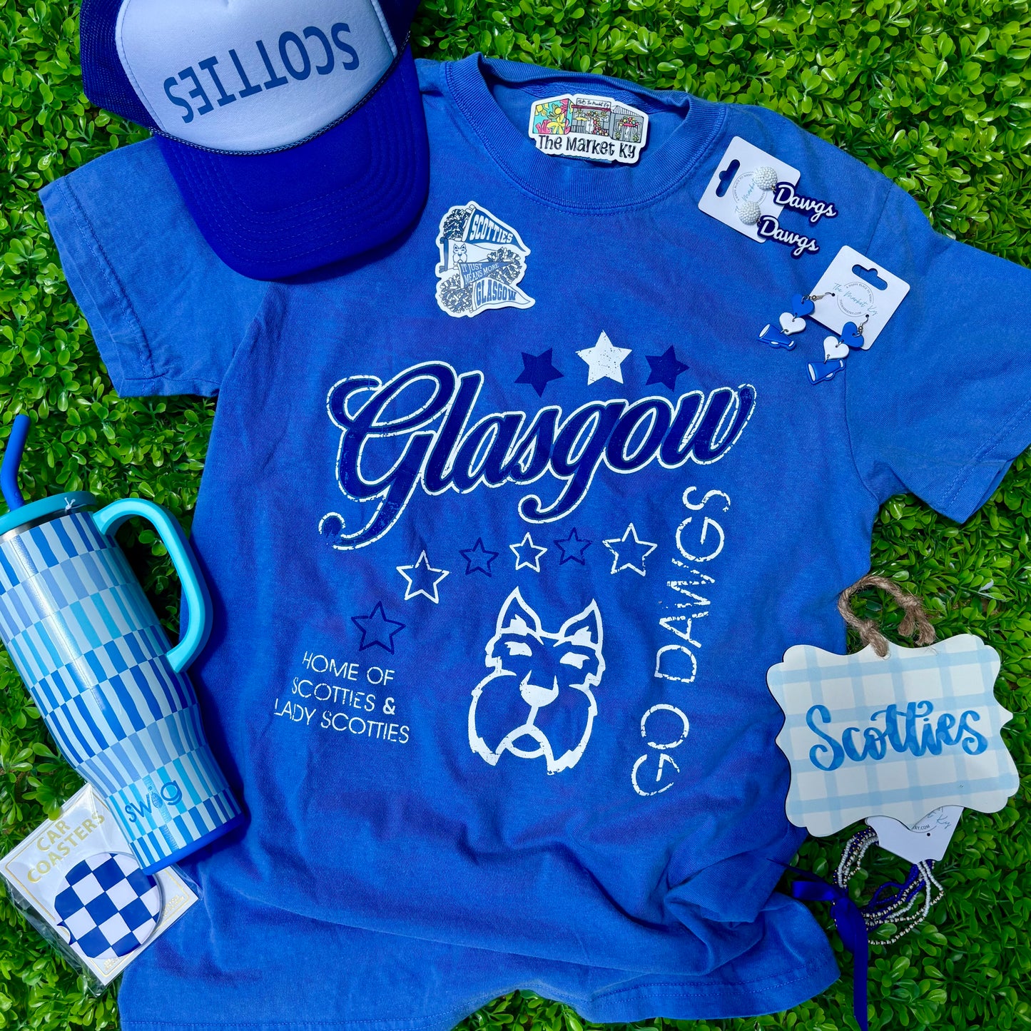 Glasgow Scotties Go Dawgs Comfort Colors Tee