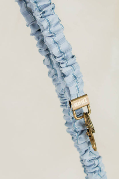 Blue Gingham Lanyard