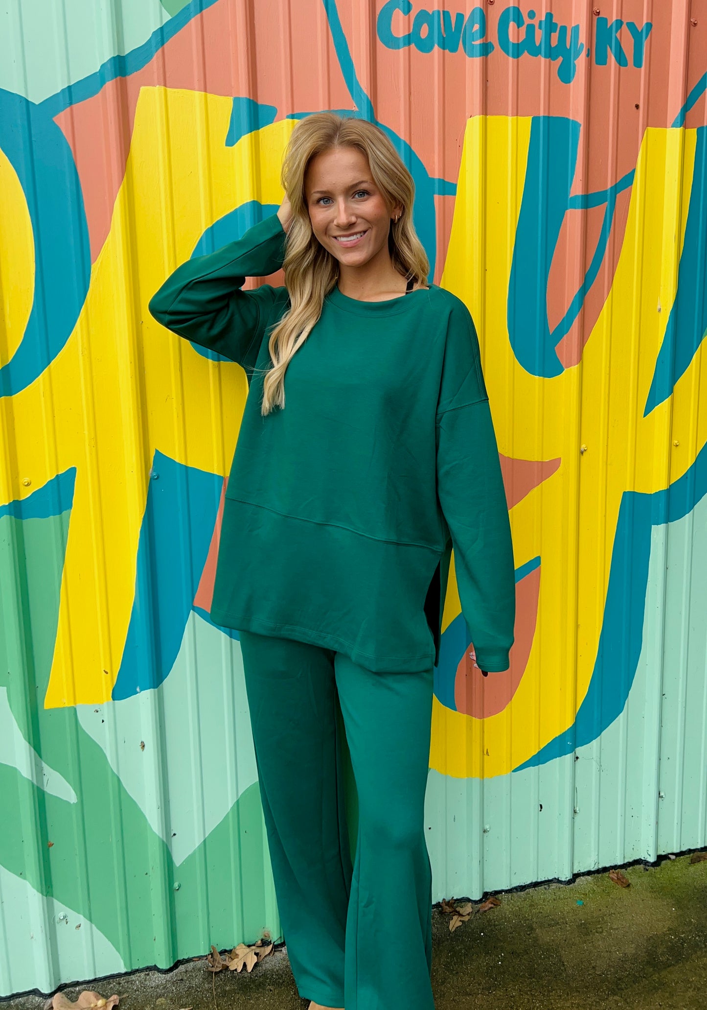 Hunter Green Matching Set