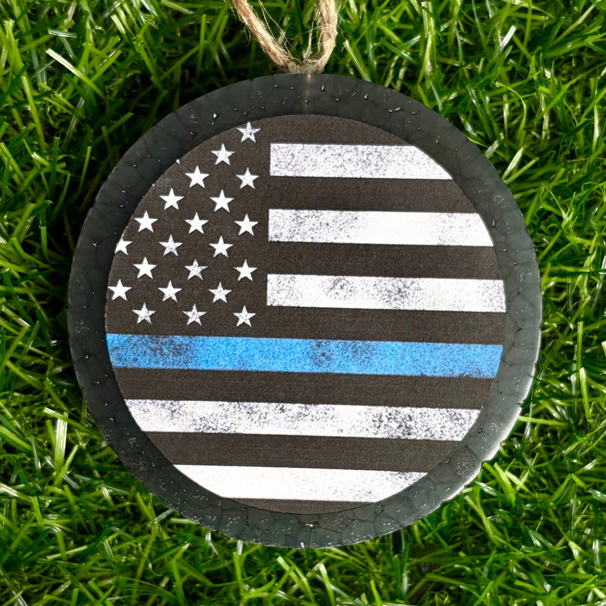 Police Flag Freshie