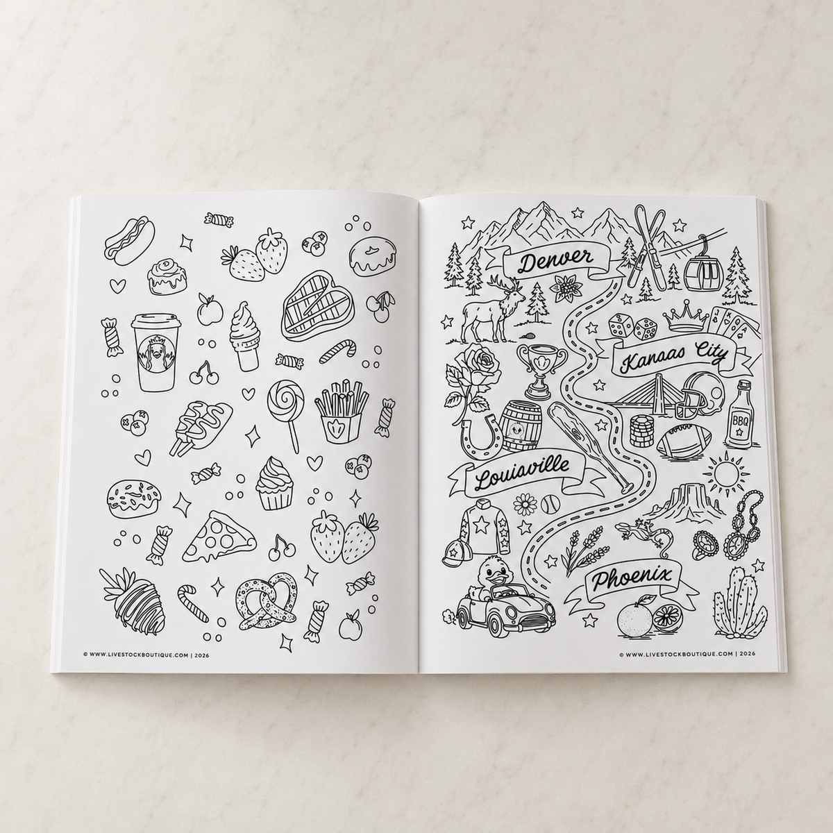 Little Stock Show Life: Going There with Cattle | Livestock Coloring Book for Kids