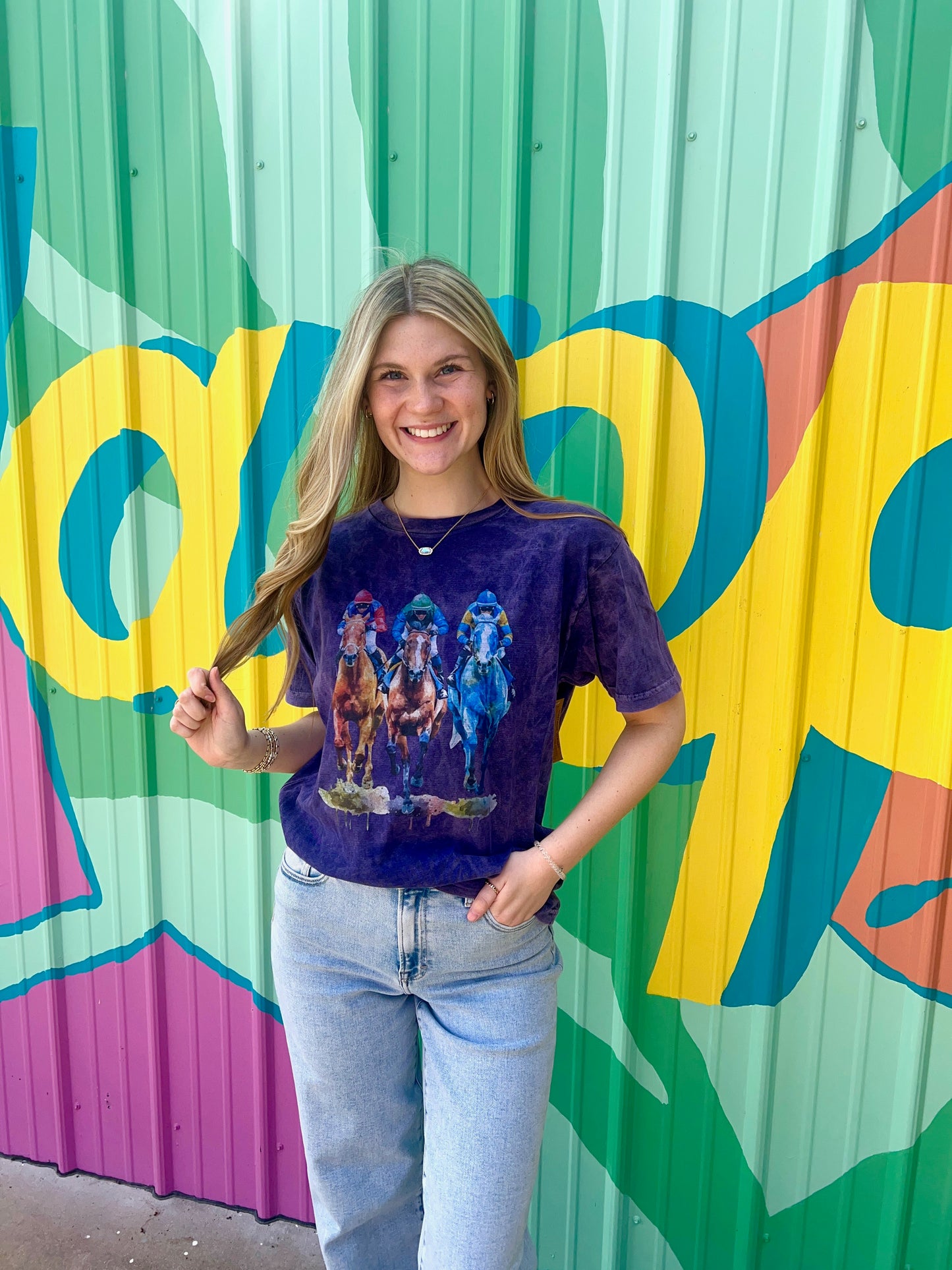 Vintage Wash Derby Tee