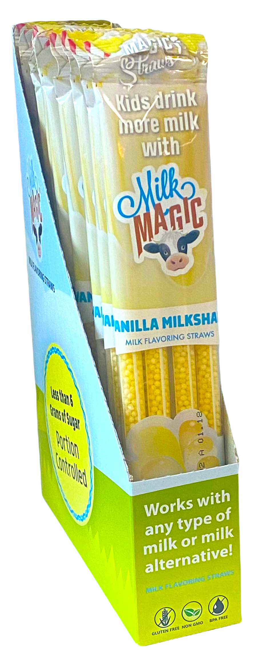 Milk Magic Vanilla Milkshake Milk Flavoring Straws