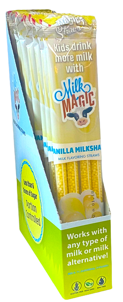 Milk Magic Vanilla Milkshake Milk Flavoring Straws
