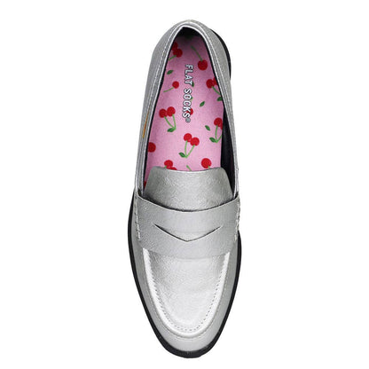 Cherry Darling FLAT SOCKS: Large (up to Women's 13+, Men's 14)