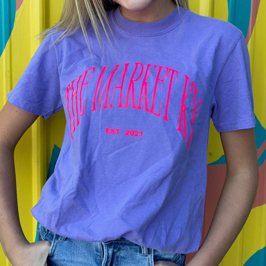 The Market Ky Purple/Pink Comfort Colors Tee