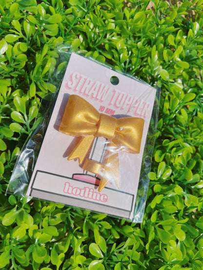 Bow Straw Topper