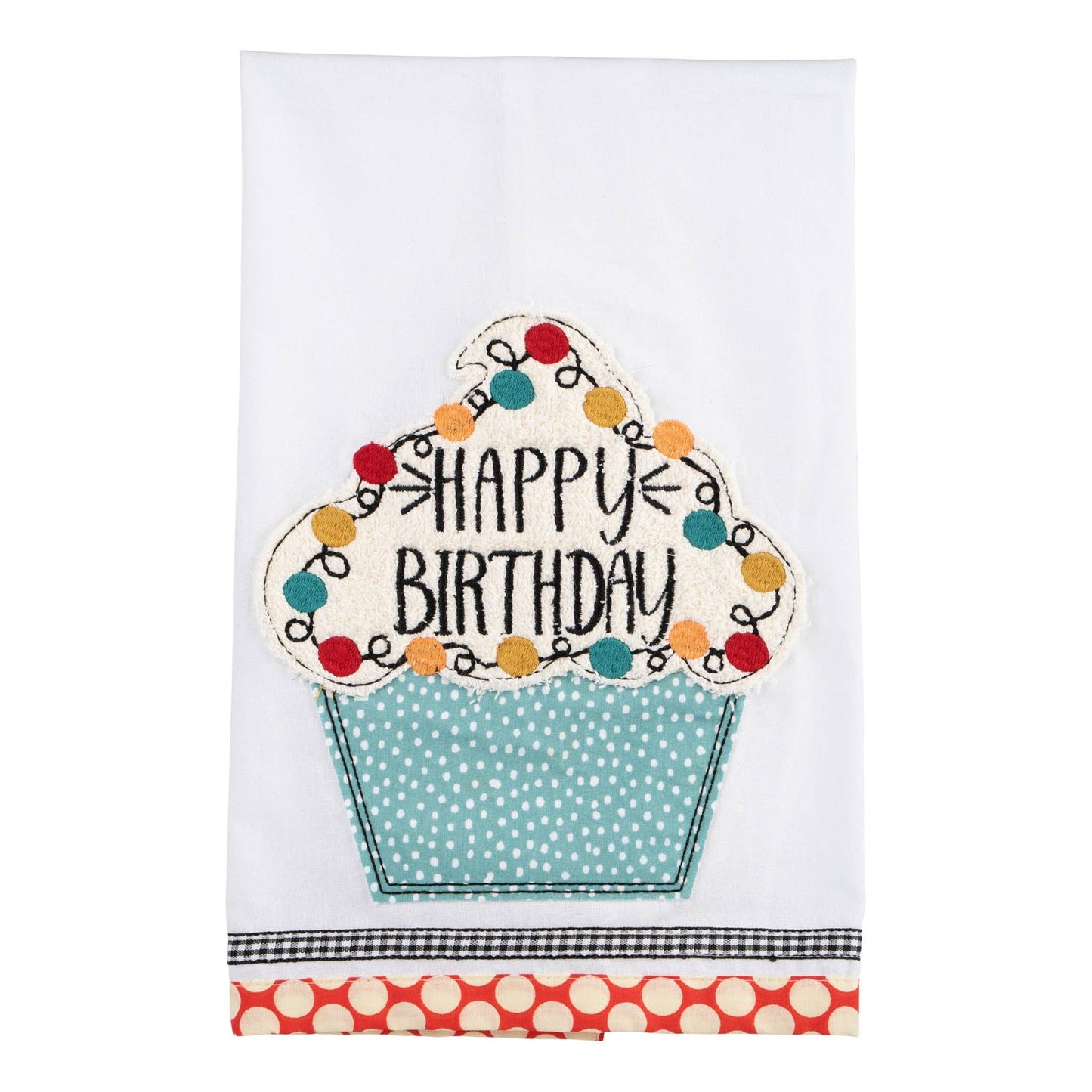 Colorful Cupcake Tea Towel