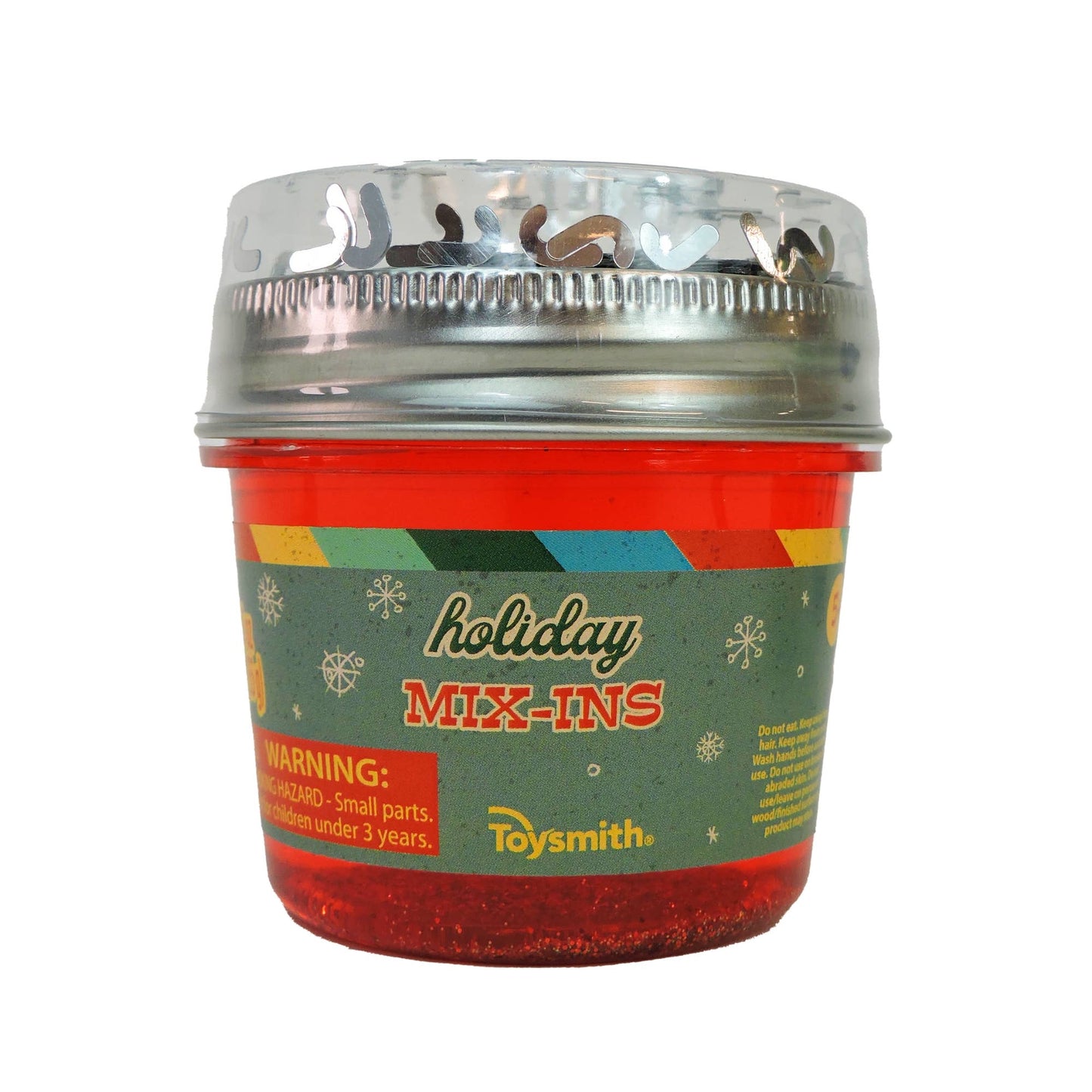 Toysmith Deluxe Holiday Mix-In Slime, Stocking Stuffer