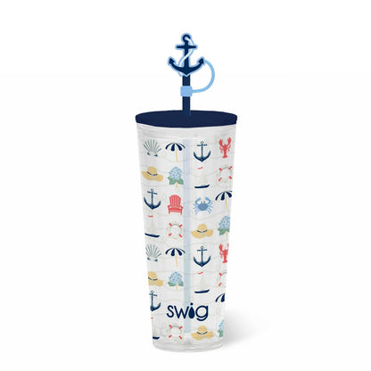 Shoreline Swig Plastic Tumbler 24oz