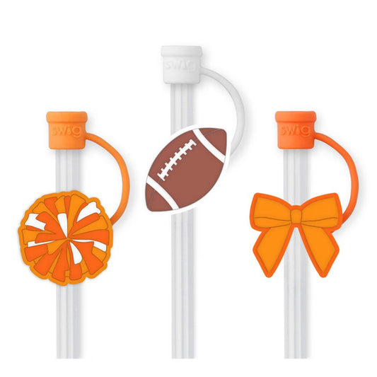 We’ve Got Spirit Orange Swig Straws & Toppers Set