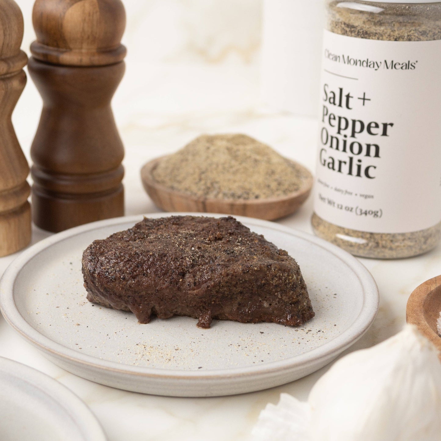 Salt+, Pepper, Onion, Garlic (SPOG) Seasoning: Standard 12 oz