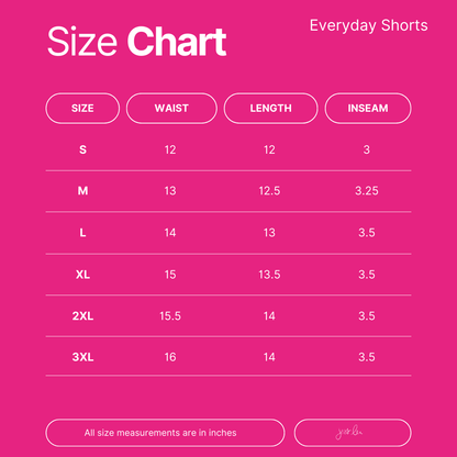 After Dark Black Everyday Shorts: Black