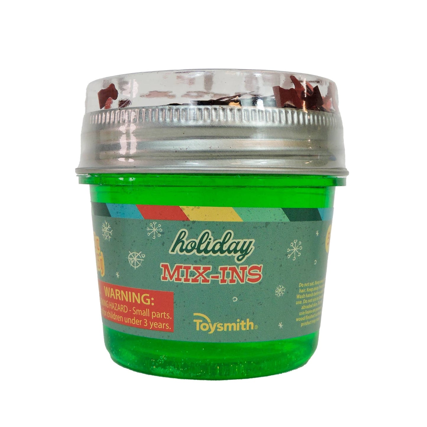 Toysmith Deluxe Holiday Mix-In Slime, Stocking Stuffer