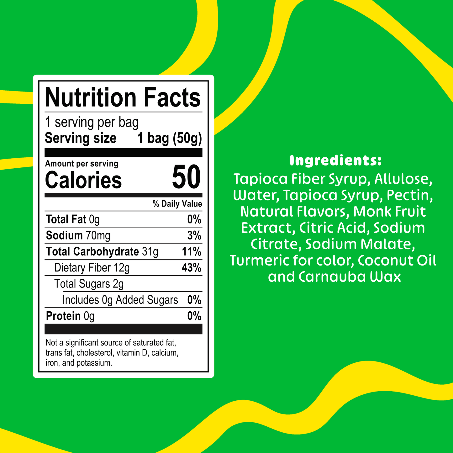 Blobs Passion Fruit Pineapple Gummy Candy 1.8oz
