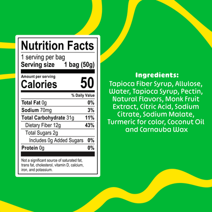 Blobs Passion Fruit Pineapple Gummy Candy 1.8oz