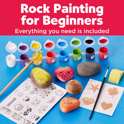 Hide & Seek Rock Painting DIY Craft Kit for Kids