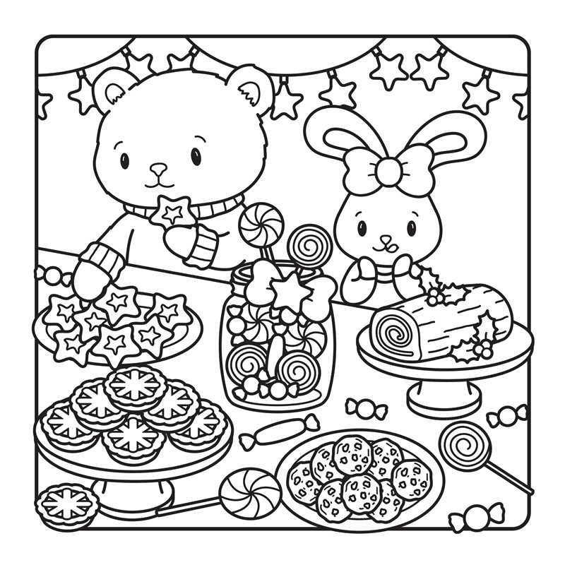 Snuggly Winter Coloring Book by: Paperback; 96 pages / English