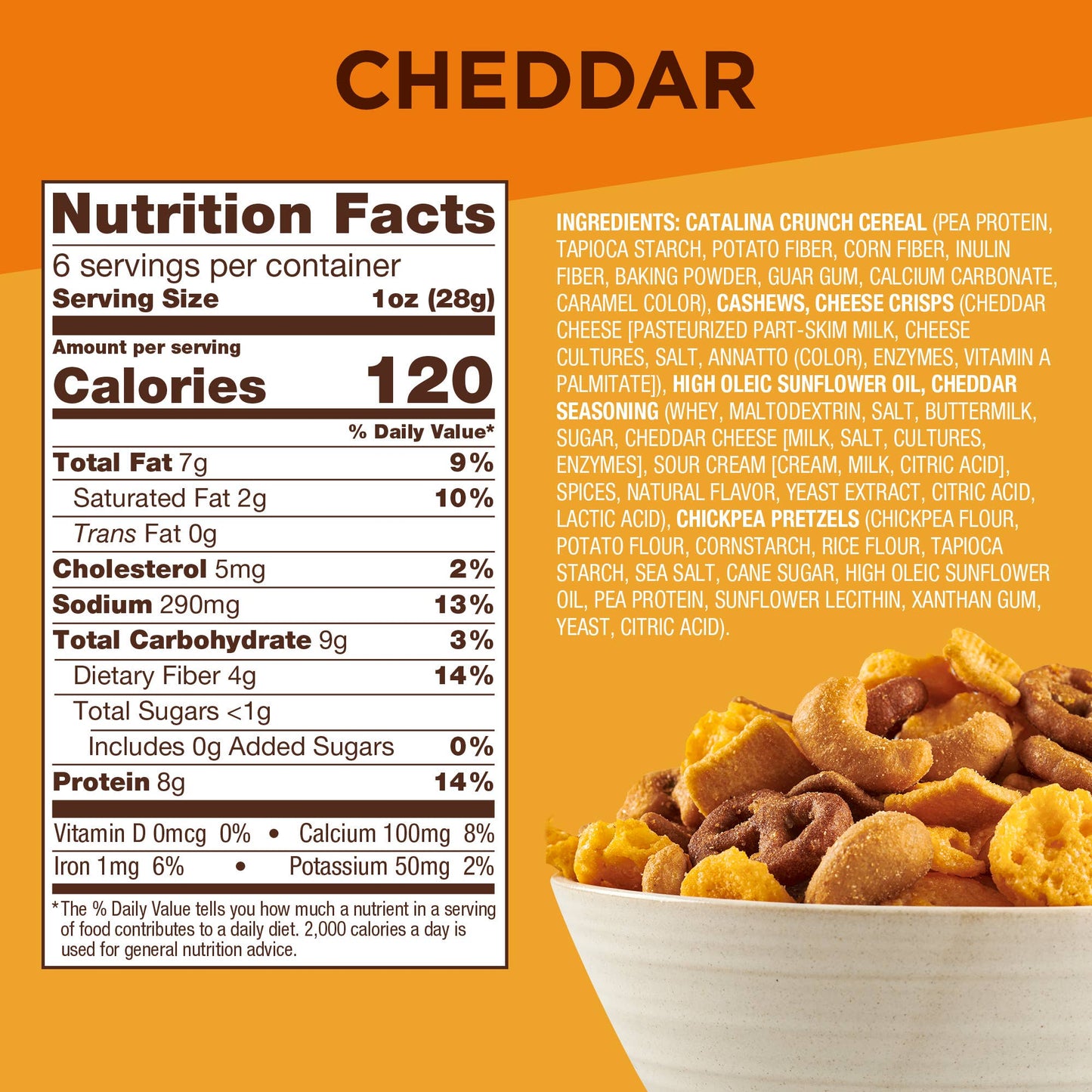 Catalina Crunch Mix Cheddar Keto Snack Mix