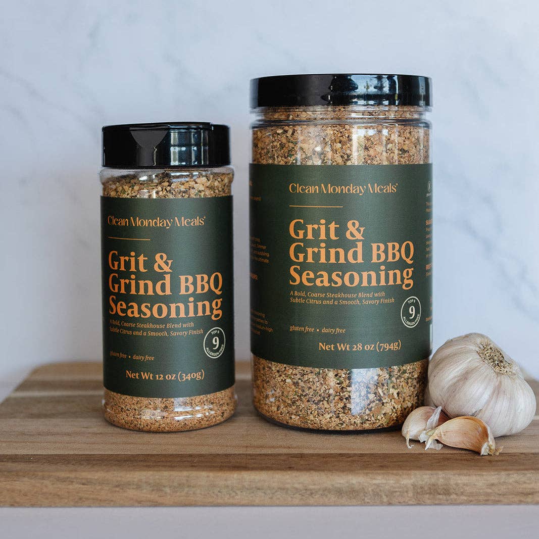 Grit & Grind BBQ Seasoning: Standard 12 oz