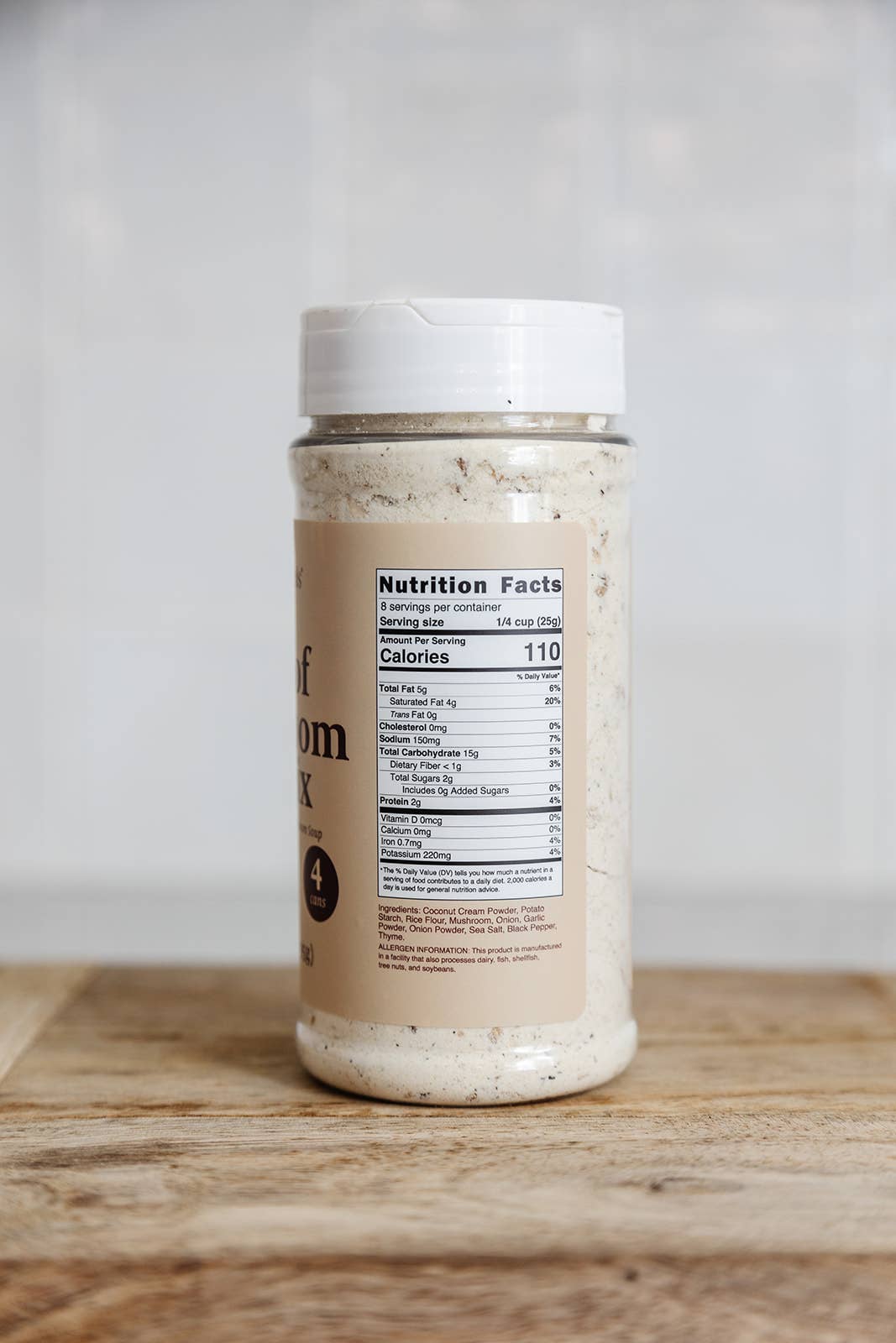 Cream of Mushroom Soup Mix: Standard 10.4 oz